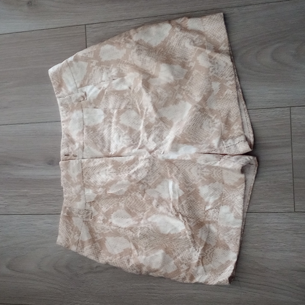 Snake pattern shorts